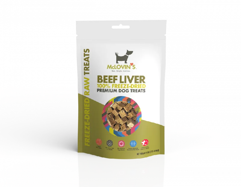 McLovin's 100% Freeze-Dried Beef Liver Premium Dog Treats