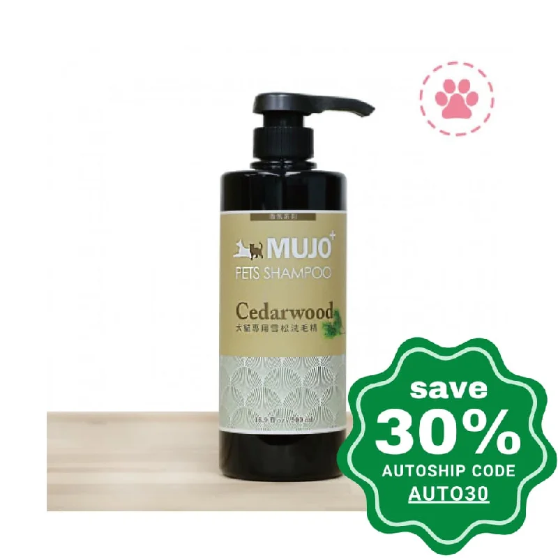 Mujo+ - Wood Vinegar Concentrated Shampoo for Pets - Cedarwood - 500ML