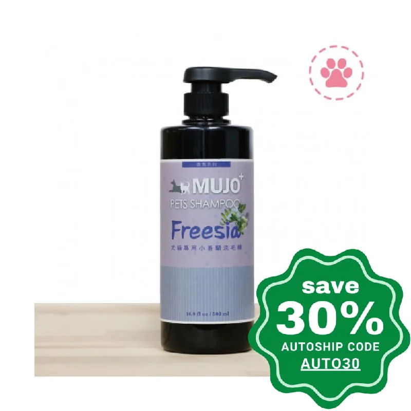 Mujo+ - Wood Vinegar Concentrated Shampoo for Pets - Freesia - 500ML