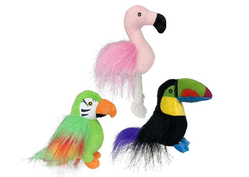 Multipet - Dog Toy - Margaritaville Tropical Birds - Assorted