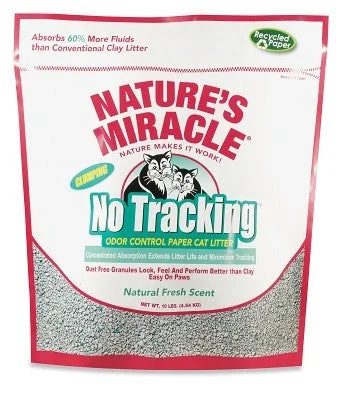 Nature's Miracle No Tracking Clumping Paper Cat Litter 10 lbs