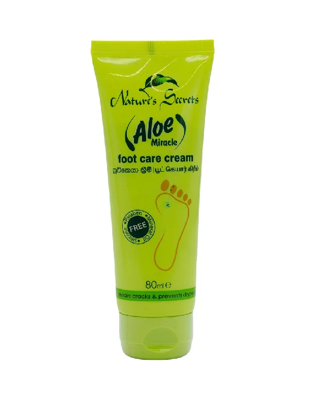 NATURE'S SECRETS Foot Care Cream Aloe Miracle, 80ml