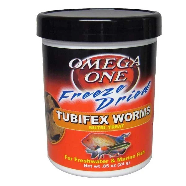 Omega One Freeze Dried Tubifex Worms