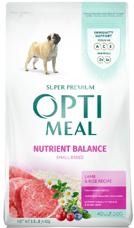 Optimeal Nutrient Balance Lamb & Rice Recipe Small Breed Dry Dog Food