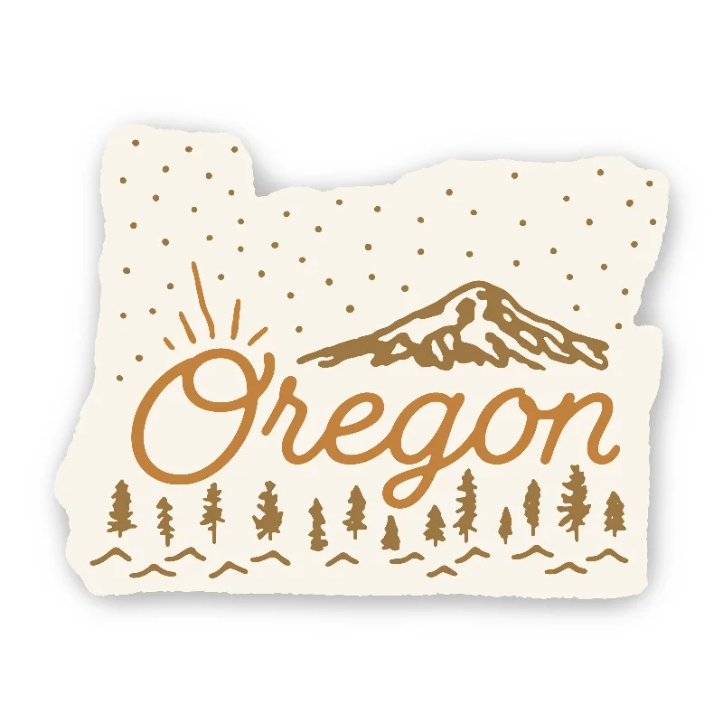 OR Mt. Hood Die Cut Postcard