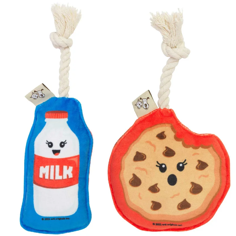 Speckle & Spot Cookie & Milk Mini Rope Dog Toys