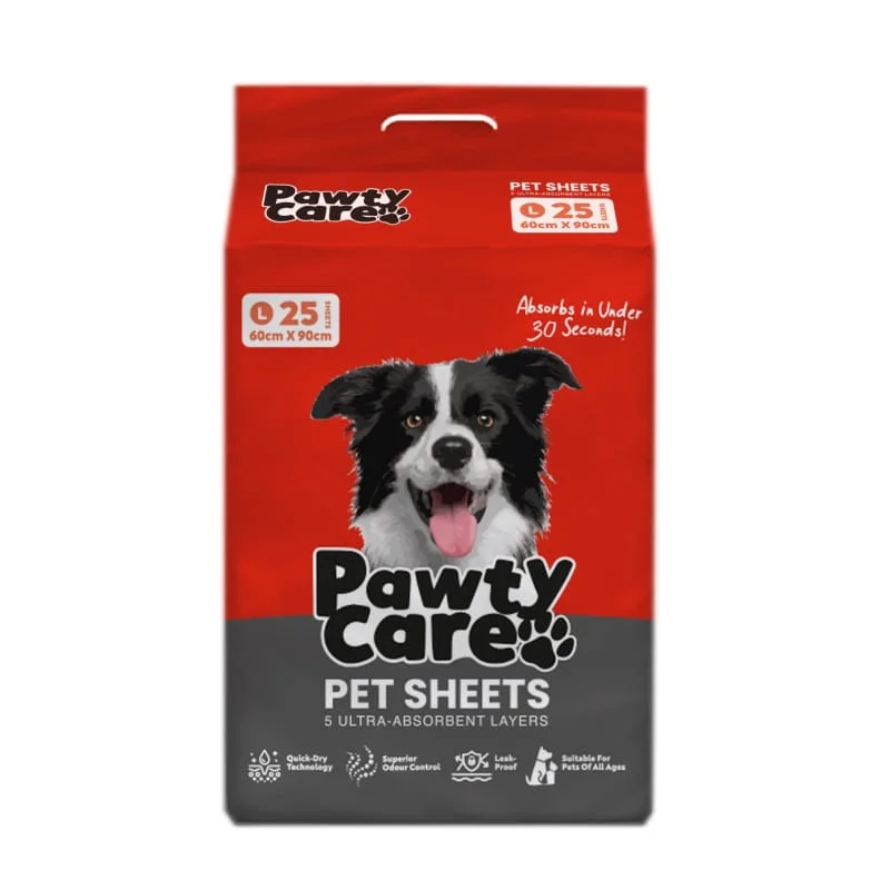 [BUY 1 FREE 1] Pawty Care Pet Training Sheets L Size (25 Sheets)