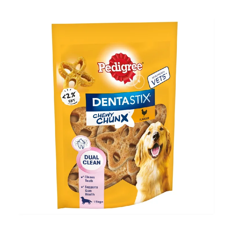 Pedigree Dentastix Chewy Chunx Poultry Large Dog 68g