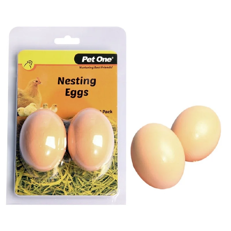 Pet One Nesting Eggs for Poultry 2 Pack