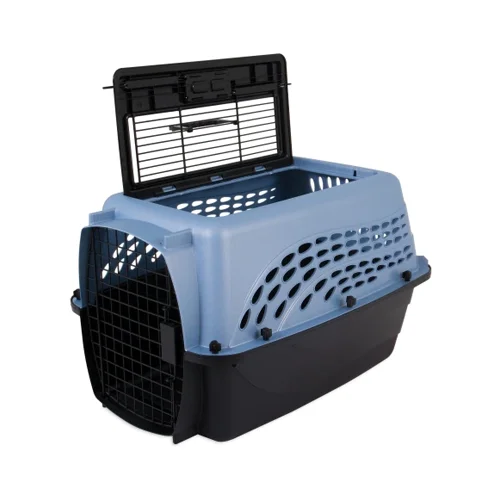 PETMATE 2 Door Top-Load Carrier 24", Blue