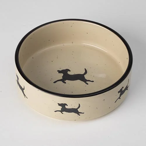 Petrageous - Food Bowl - Chasing Dogs Pattern