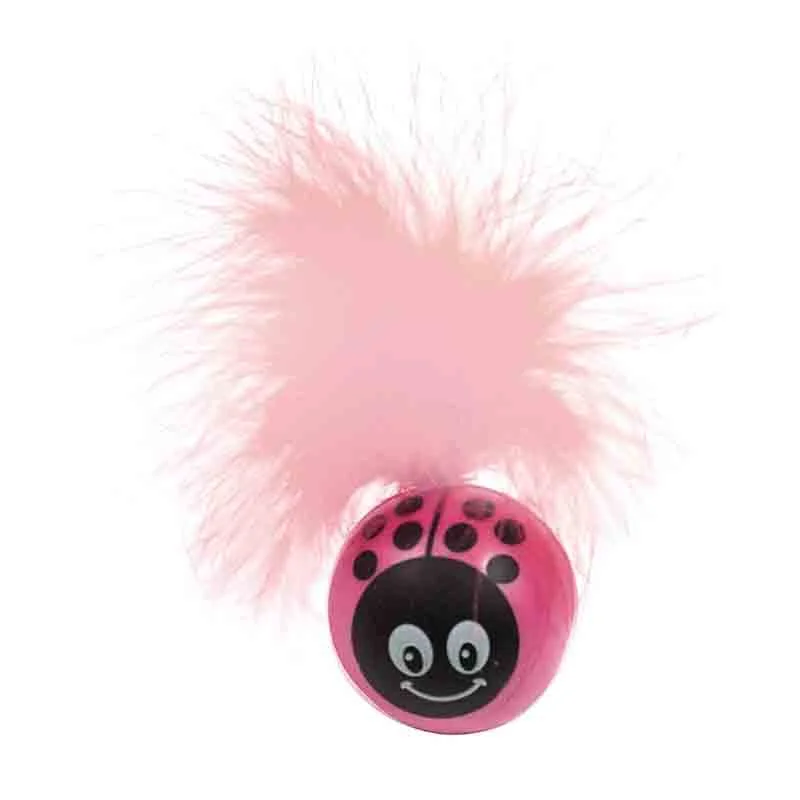 Petsport Kitty Freak Ladybug Cat Toy, 5 cm