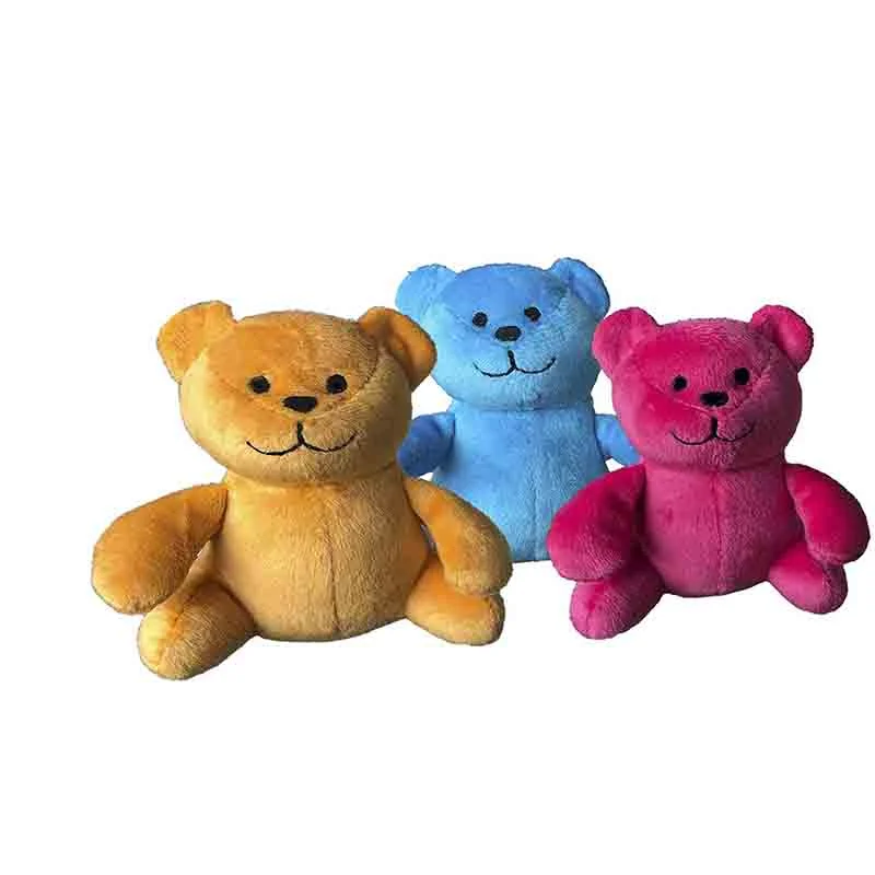 Petsport Tiny Tots Tiny Teddy Plush Assorted Dog Toy, 10 cm