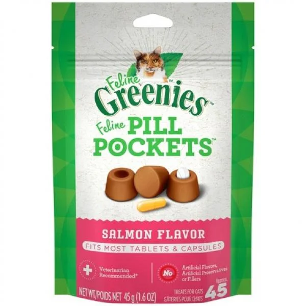 Pill Pockets Cat Salmon 1.6oz