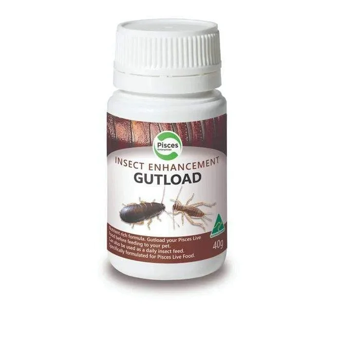 Pisces Gutload for Insect Nutrition Enhancement 40g