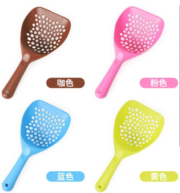 PLASTIC LITTER SCOOP  MIX COLOR PRICE PER 12PIECS