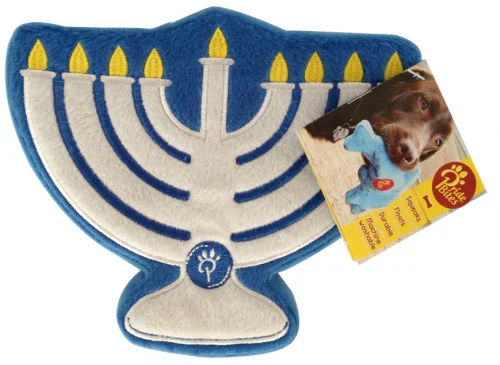 PrideBites Menorah Holiday Dog Toy