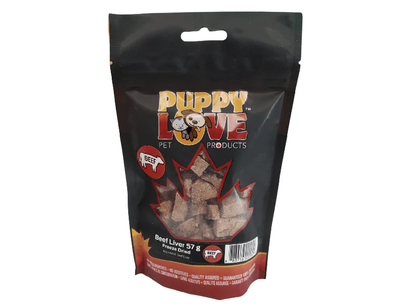 Puppy Love Freeze Dried Beef Liver 800g