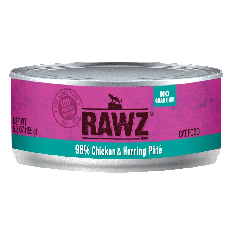 RAWZ 96% Chicken & Herring Pate Wet Cat Food