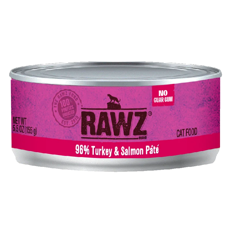 RAWZ 96% Turkey and Salmon Pate Wet Cat Food