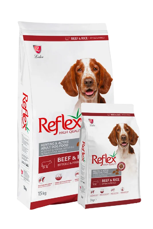 REFLEX ACTIVE HUNTING ADULTDOGFOOD BEEF HIGH ENERGY 32% PROTEIN 15KG