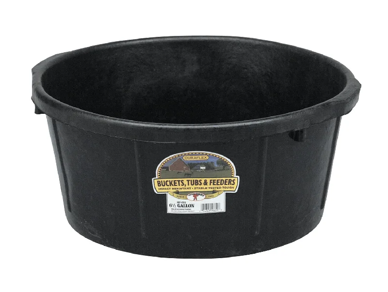 Rubber All-Purpose Tub, 6.5 Gallon