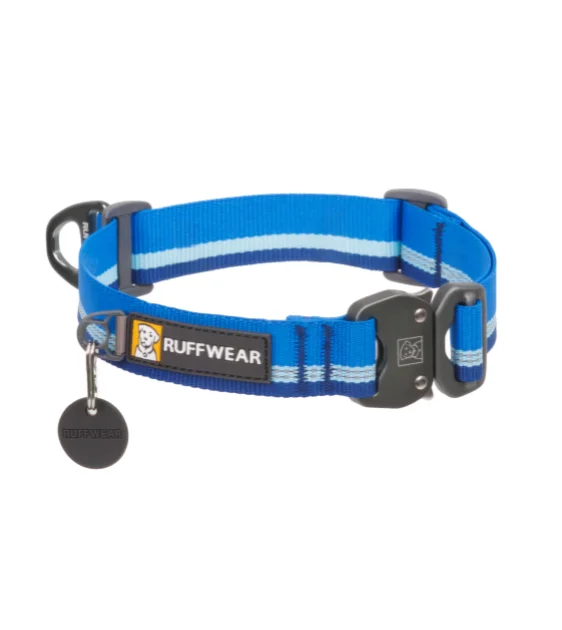 Ruffwear Top Rope™ Reflective Ballasted Dog Collar (Blue Pool)