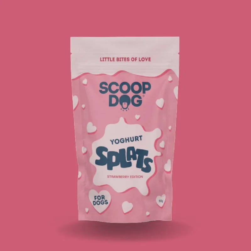 SCOOP DOG STRAWBERRY YOGHURT SPLATS