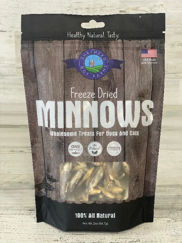 Shepherd Boy Farms Freeze-Dried Minnows Treats 2oz