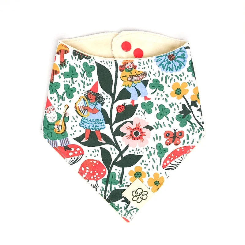 Silly Daisy Bandana Bib - Musical Gnomes