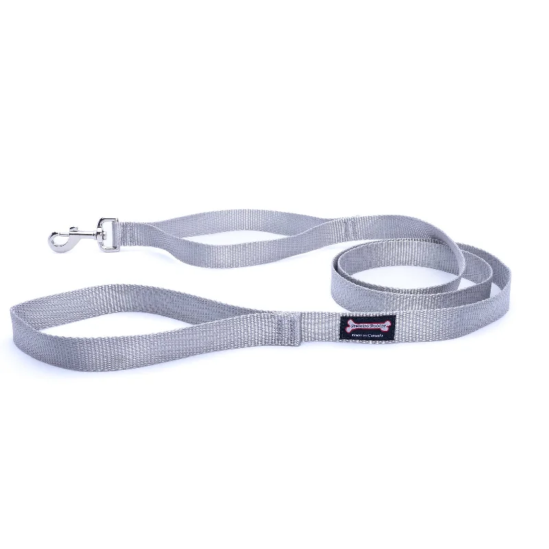 Standard Nylon Leash - Silver