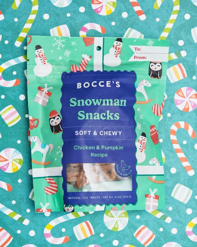 Snowman Snacks Chicken + Pumpkin Dog Treats