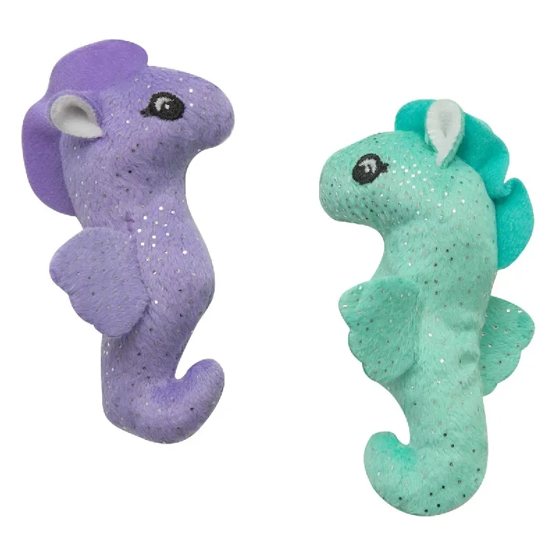 SnugArooz Kitty Seahorse w/ Catnip Cat Toy 4"