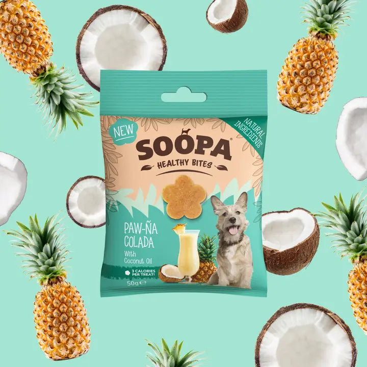 Soopa Paw-Na Colada Bites Dog Treats