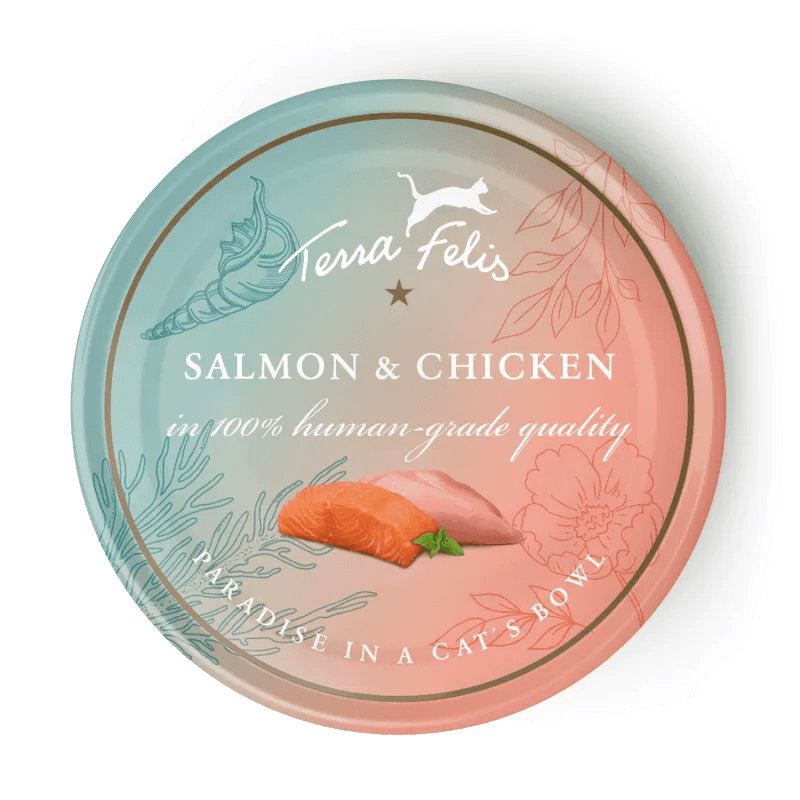 TERRA FELIS Adult Cat Salmon and Chicken 80g