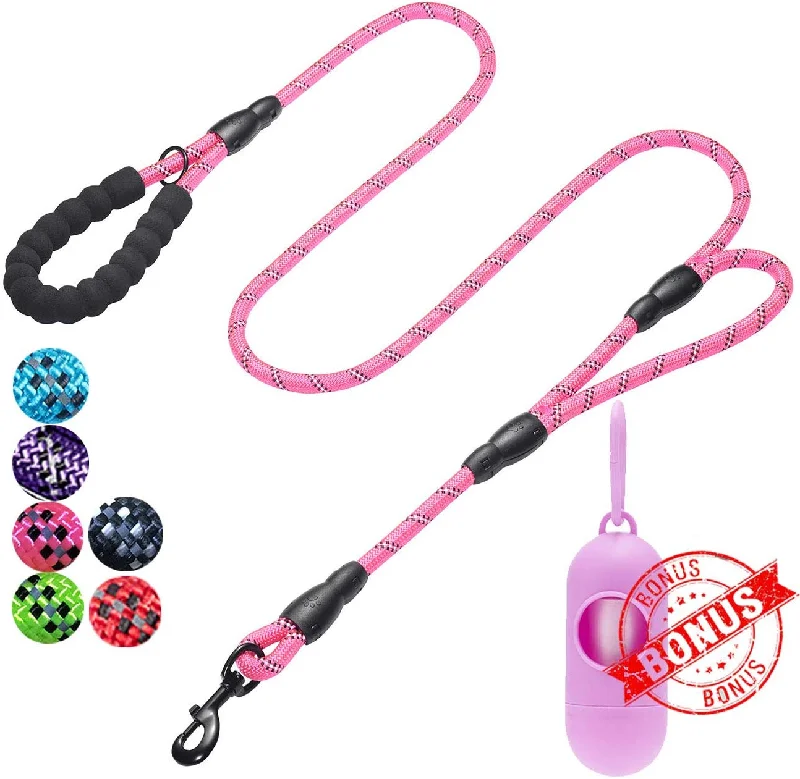 Rope leash-Pink