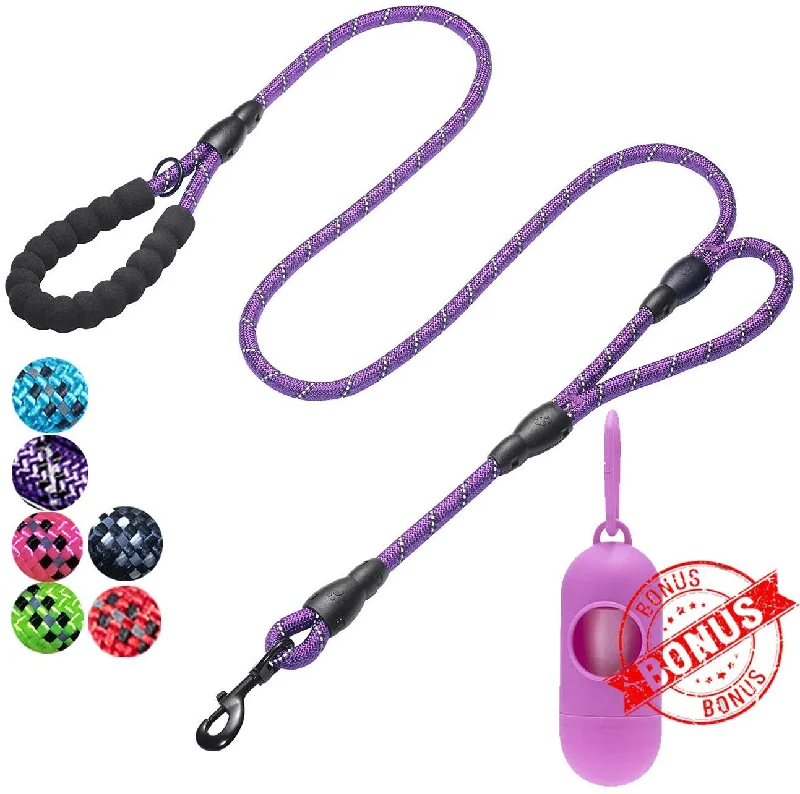 Rope leash-Purple