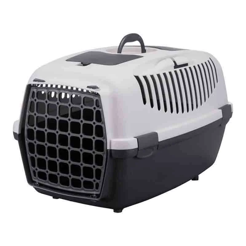 Trixie Capri 3 Dog and Cat Transport Box, 24 x 16 x 15 inch, Dark Grey