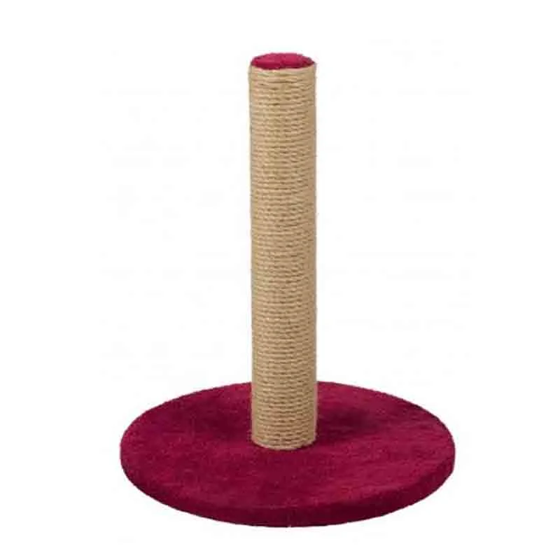 Trixie Junior Scratching Post on Plate For Cats, Mint, 30 x 7 x 42 cm