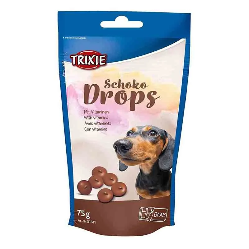 Trixie Schoko Chocolate Drops For Dogs, 75 gm