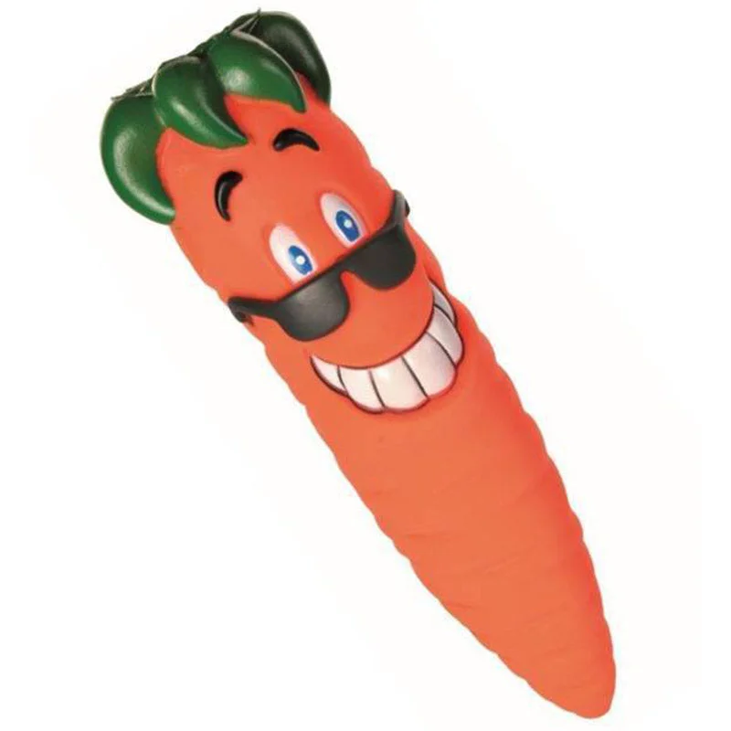 Trixie Snack Toy Carrot Vinyl, 20 cm