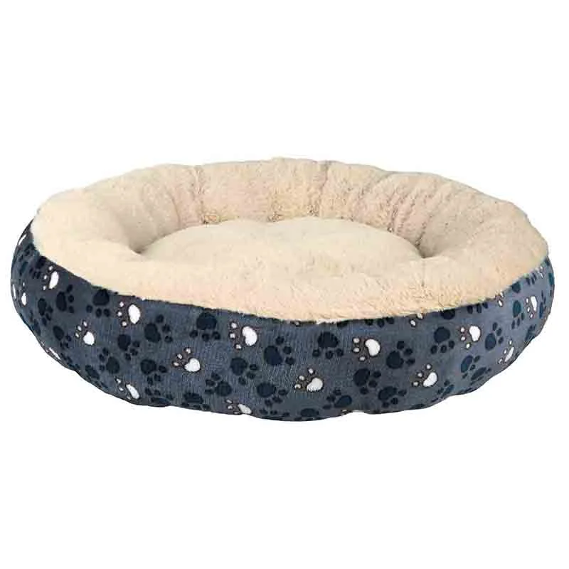 Trixie Tammy Dog Donut Bed Blue & Biege