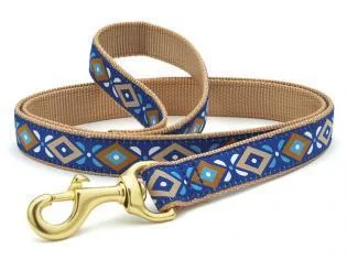 Up Country Aztec Blue 6 Foot Leash