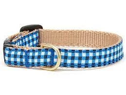 Up Country Navy Gingham Collar