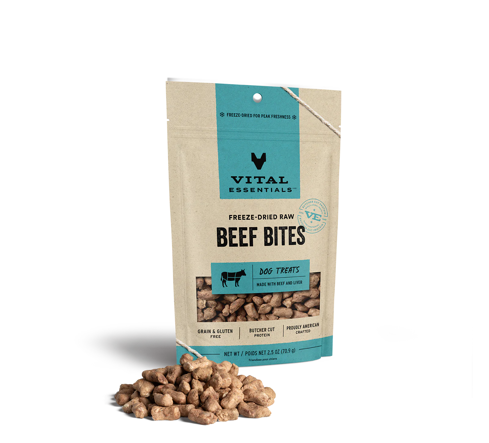 Vital Essentials - Dog Treat - Beef Bites