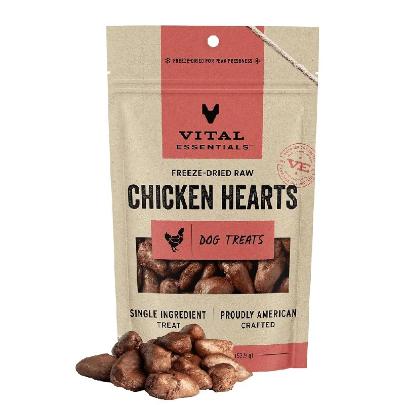 Grain Free Freeze Dried Chicken Hearts Dog Treats