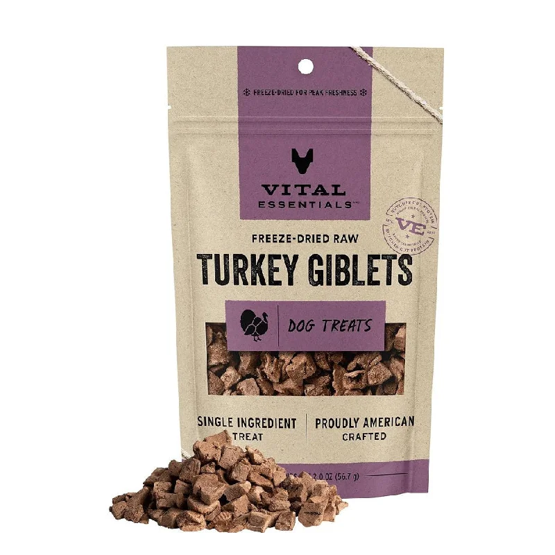 Grain Free Freeze Dried Turkey Giblets Dog Treats