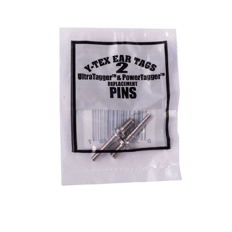 Y-tex Ear Tagger Replacement Applicator Pins 2 Count Ultra Tagger & Power Tagger