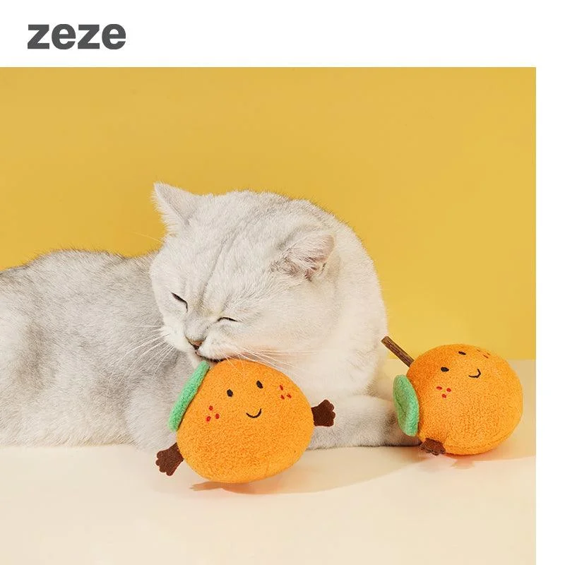 ZEZE Orange Sliver-vine Catnip Toy