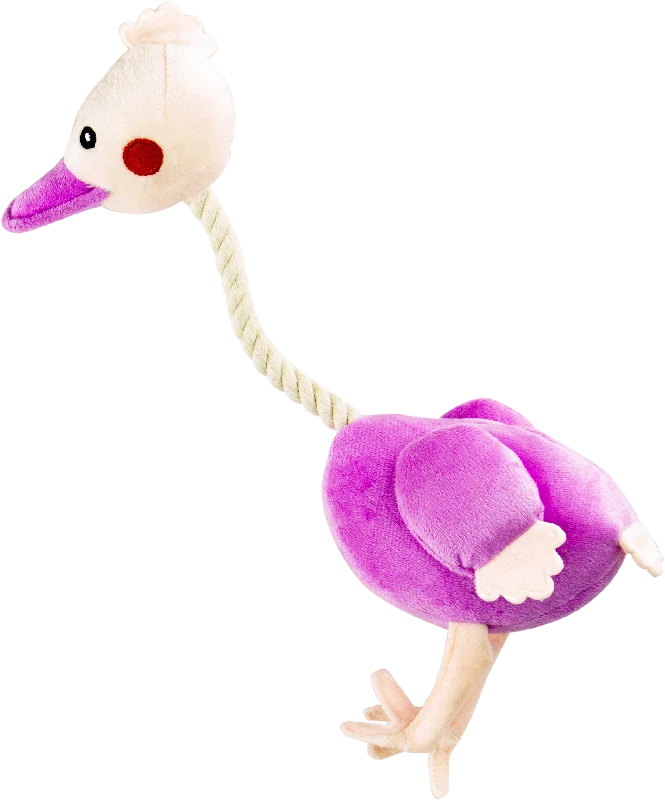 Zugo Plush Dog Toy - Ostrich